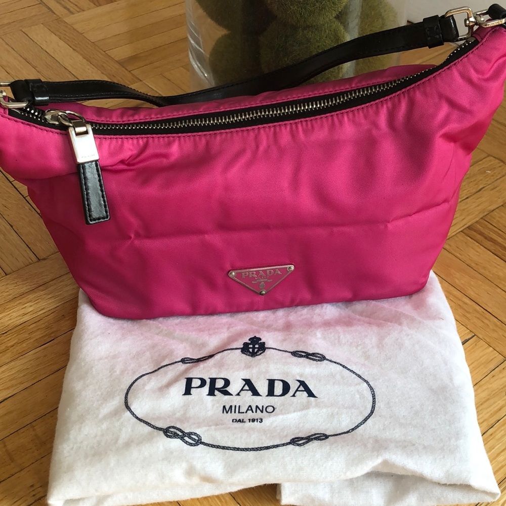 NWT Vintage Prada Tessuto Sirio Nylon Shoulder Bag - Picture 2 of 10